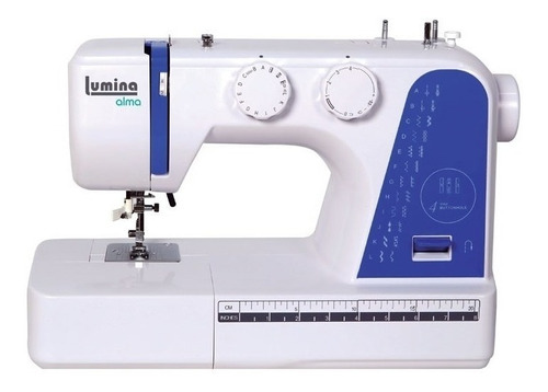 Máquina de coser recta Lumina Alma portable azul 220V