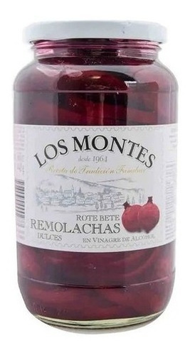 Remolachas Agridulces X660cc (rote Bete) - Los Montes (8un)