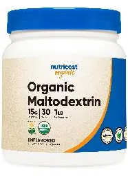 Maltodextrina En Polvo Nutricost Organic 454 G Sin Gluten