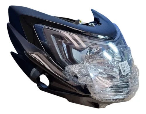 Carenaje Con Farola Tvs Apache 200 Rtr Negro Duramax