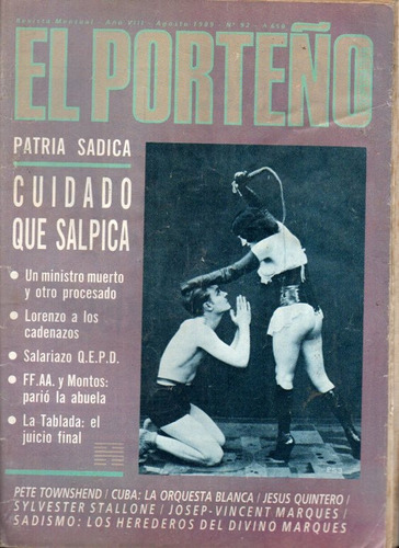 Revista El Porteño 92 Agosto 1989