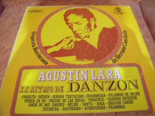 Lp Agustin Lara En Ritmo De Danzon,