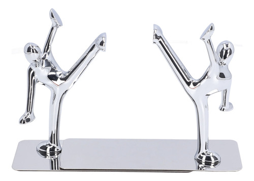 2 Sujetalibros De Metal, Decorativos A La Moda