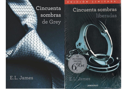 Libro Cincuenta Sombras De Grey Y Liberadas  Libros Fisicos