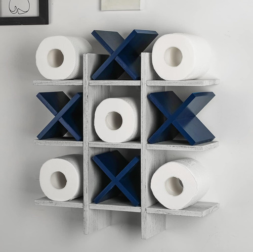 Soporte Para Rollo De Papel Higiénico Weysat Tic Tac Toe Sop