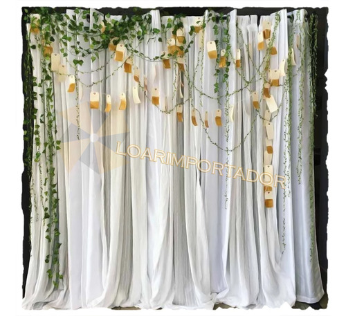 Rollo Cinta Hojitas Tela Enredadera Hojas Decoracion Globos