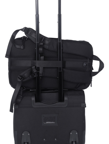 Mochila Y Bolso 2 En 1 Montana Dualbag - Porta Notebook Con Espacio Para Calzado O Ropa Mojada - Zb-908bk