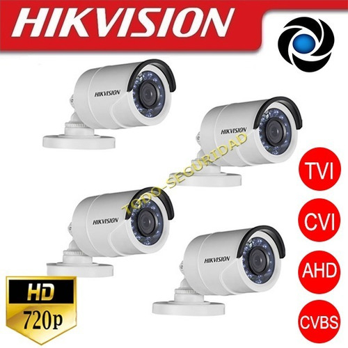Imagen 5 de 8 de Kit Seguridad Hikvision Cctv Dvr 8ch Hd Tvi Turbo + 4 Camaras Infrarrojas + Disco Rigido + Cables + Fuente 12v