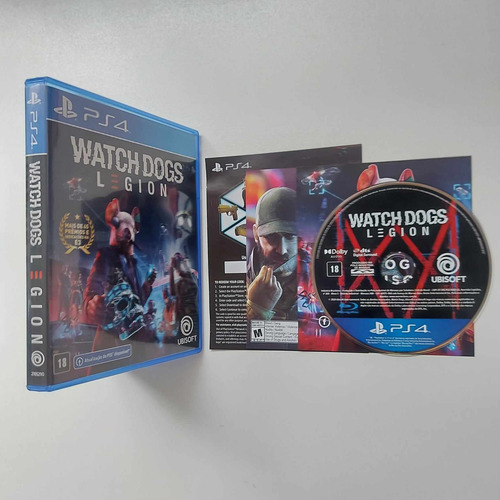 Watch Dogs Legion Ps4 Físico Pronta Entrega + Nf (Usado)