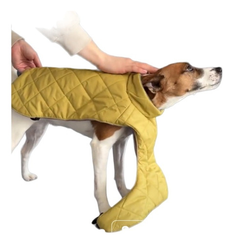 Capa Impermeable Para Perros Hasta 55 De Largo De Lomo 