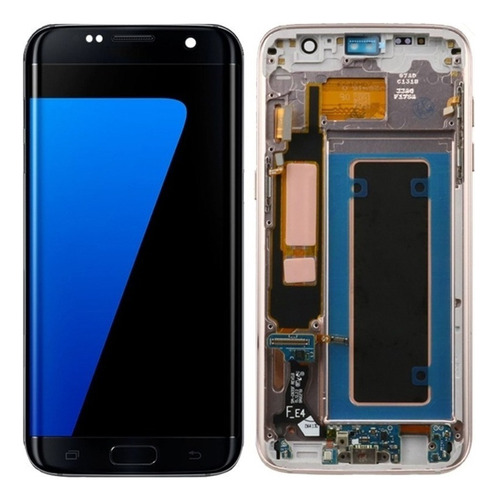 Para Samsung Galaxy S7 Edge G935a Pantalla Lcd Con Marco