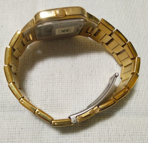 Relógio Speedo Dourado Lindo Grande Pouco Uso Veja Fotos
