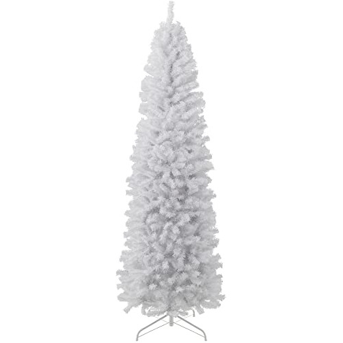 Árbol De Navidad Artificial Blanco De 6 Pies, Árbol N...