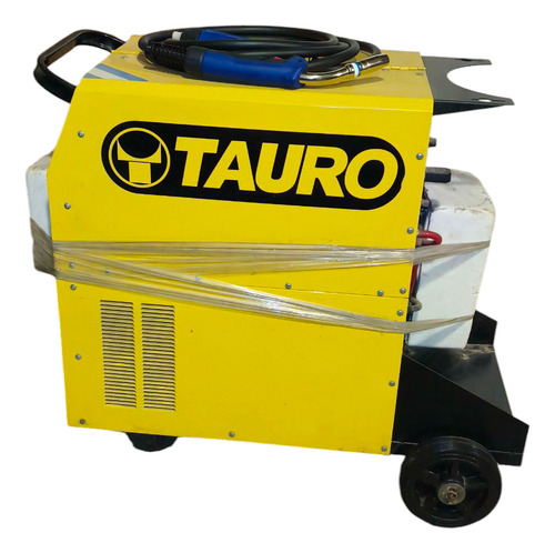 Soldadora Tauro Mag Mig Regulación Con Llave 3000pro C/carro Amarillo