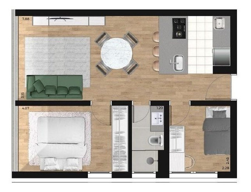 Imagem 14 de 19 de Apartamento À Venda No Bairro Vila São Francisco - São Paulo/sp - O-19691-32779
