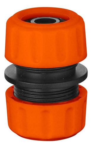 Acople Rapido De Union Para Manguera De 1/2 Aspersor Kushiro Color Naranja con negro