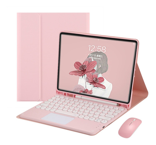 Imagen 2 de 9 de Funda Con Teclado Para Ratón Samsung Galaxy Tab A8 10.5 Ñ