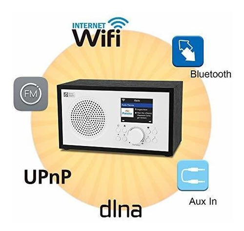 Imagen 2 de 7 de Ocean Digital Wr100fx - Radio X Internet Con Bluetooth Negr