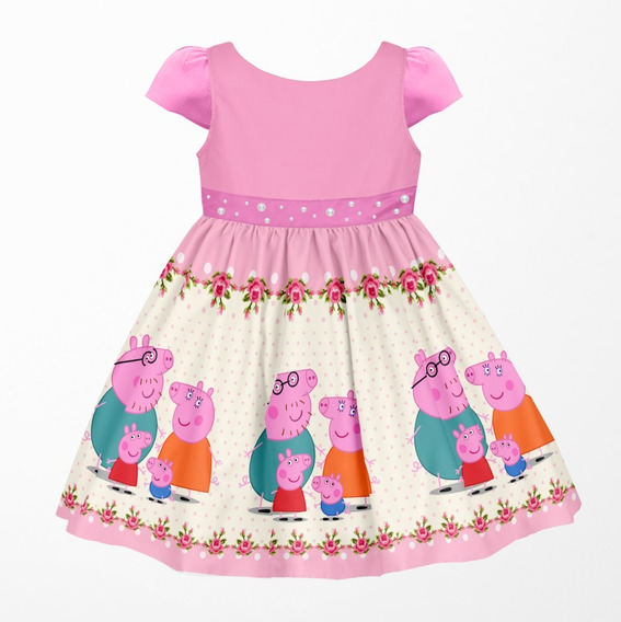 vestido da peppa mercado livre