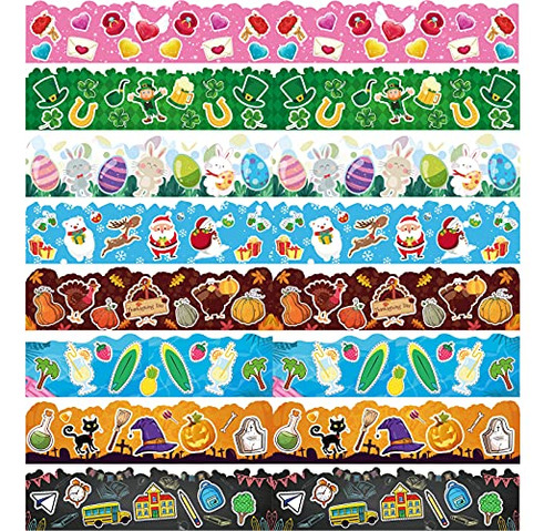 64 Piezas Holiday In Board Borders Easter Board Borders...