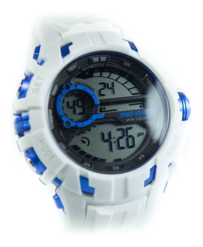 Reloj Hombre Digital Prospace Nws Blanco Sumergible Deporte