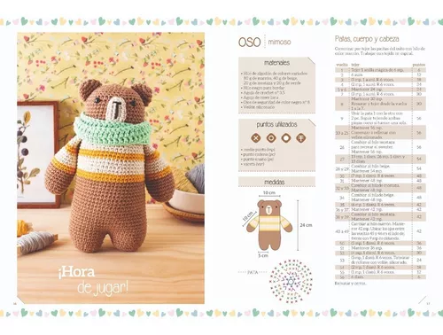 Revista Amigurumis Crochet + Agujas Relleno Hilo Marca Punto - $ 16.200