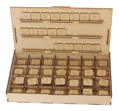 Abecedarios Numeros Y Signos Matemàticos C/caja! Fibrofacil