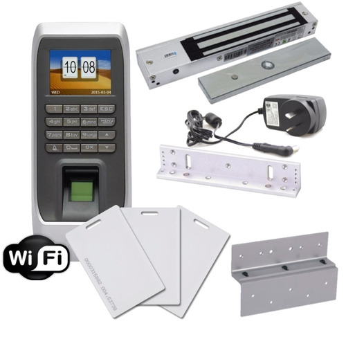 Control Acceso Wifi+25 Tarjetas+cerradura 600lb+z+ L +fuente