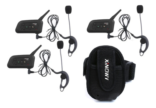 Kit 3 Comunicadores Árbitro Juiz De Futebol Xinowy V4c 1200m