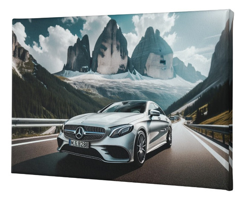 Cuadro Mural Mercedes Benz Paisaje Montañoso 50 X 40