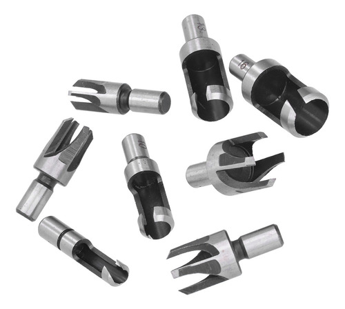 Broca For Tapones De Madera, 8 Piezas, Industrial, De Acero
