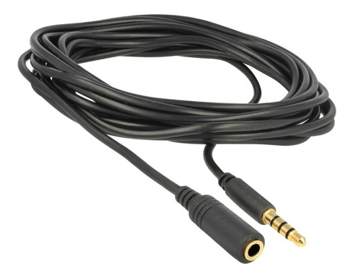 Cable Trrs Extension 3.5mm Para Microfono Y Audifono De 5mts
