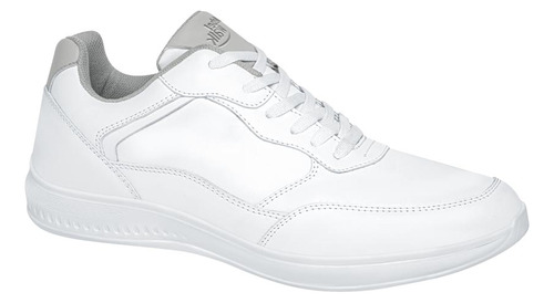 Tenis Urbano Casual Agujeta Nebel Walk 641 Blanco De Hombre