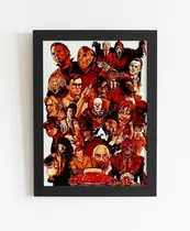 Comprar Quadro  Arte Filmes Classicos De Terror Poster