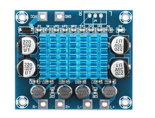 Imagen 2 de 6 de Modulo Amplificador De Audio Estereo 2 X 30w Clase D Tpa3118