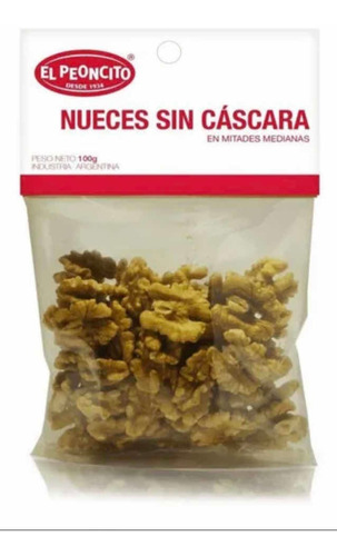 Nueces Peladas Mariposa En Mitades X 100 Grs.