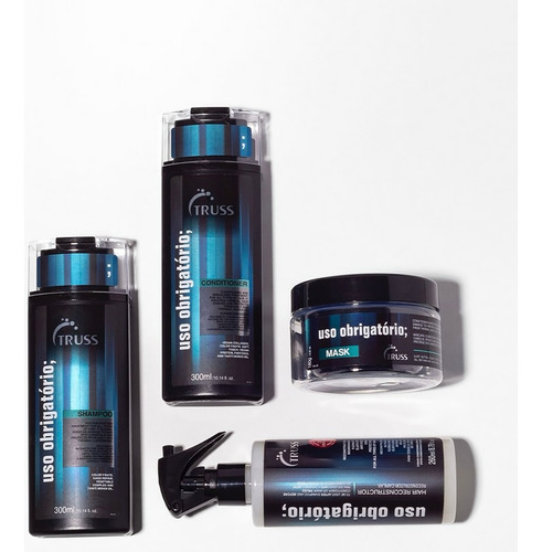 Kit Truss Uso Obrigatorio Frizz Zero (3 Produtos)