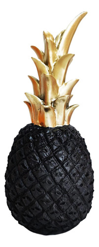 Escultura De Abacaxi Em Formato De Fruta, Estátua Preto Eu