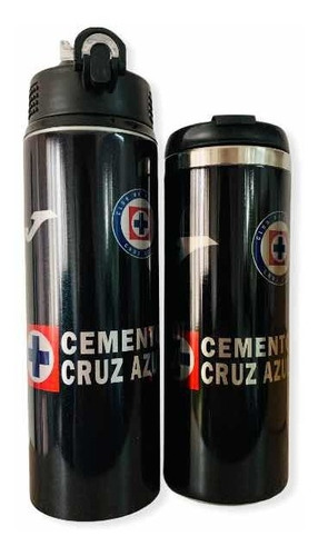 Cilindro Para Agua + Termo Cruz Azul