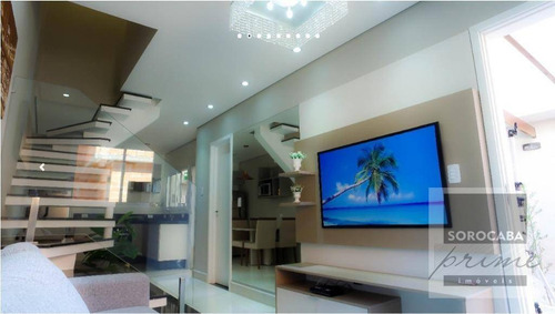 Imagem 2 de 9 de Sobrado Com 2 Dormitórios À Venda, 65 M² Por R$ 229.000 - Central Parque Sorocaba - Sorocaba/sp - So0167