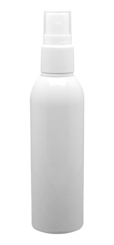 50 Frascos Plástico Pet 100 Ml Branco Com Válvula Spray.