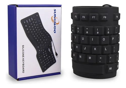 Teclado De Silicona Plegable Sungwoo Usb Wired Estándar Para