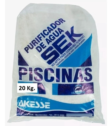 Sal Para Piscinas Sal Industrial Para Piscinas X 20kg