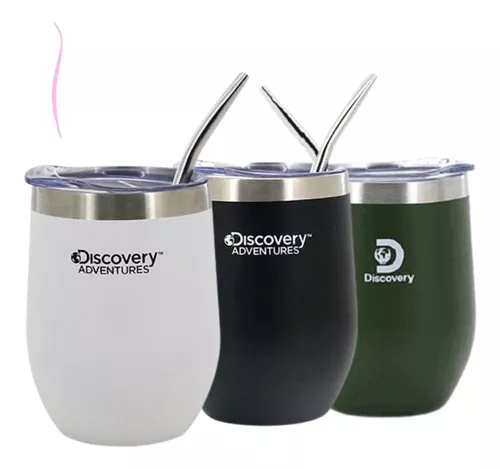 Vaso Mate Discovery Adventures Incluye Bombilla