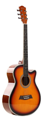 Guitarra acústica Deviser L-706 para diestros sunburst brillante