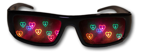 Gafas De Difraccin De Corazn  Ver Corazones  Gafas Rave De F