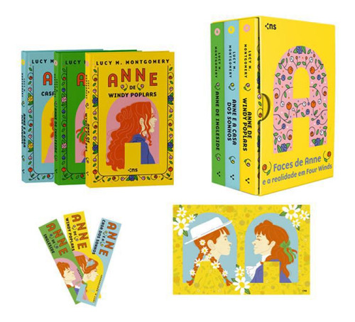 Livro Box Faces De Anne E A Realidade Em Four Winds