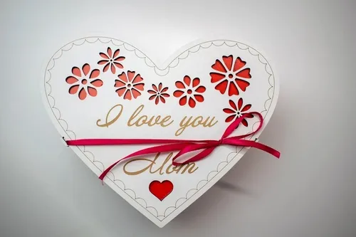 Caja Organizadora Corazon Personalizada Decorada De Madera