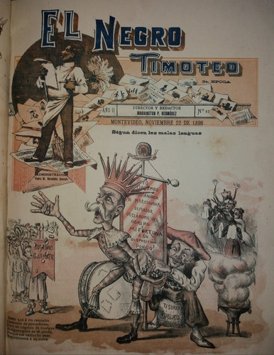 Revista Negro Timoteo Huelga De Tipografos 1896 