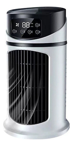 Ventilador de ar condicionado de mesa portátil de cor branca